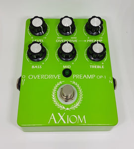 AXiom Overdrive Preamp OP-1 graphics