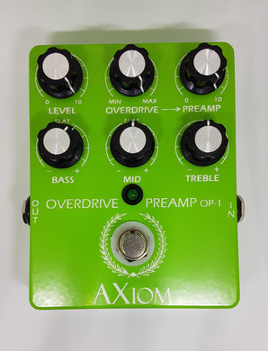 AXiom Overdrive Preamp OP-1 graphics