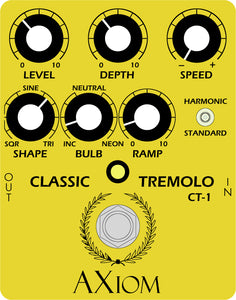 AXiom Classic Tremolo CT-1 graphics