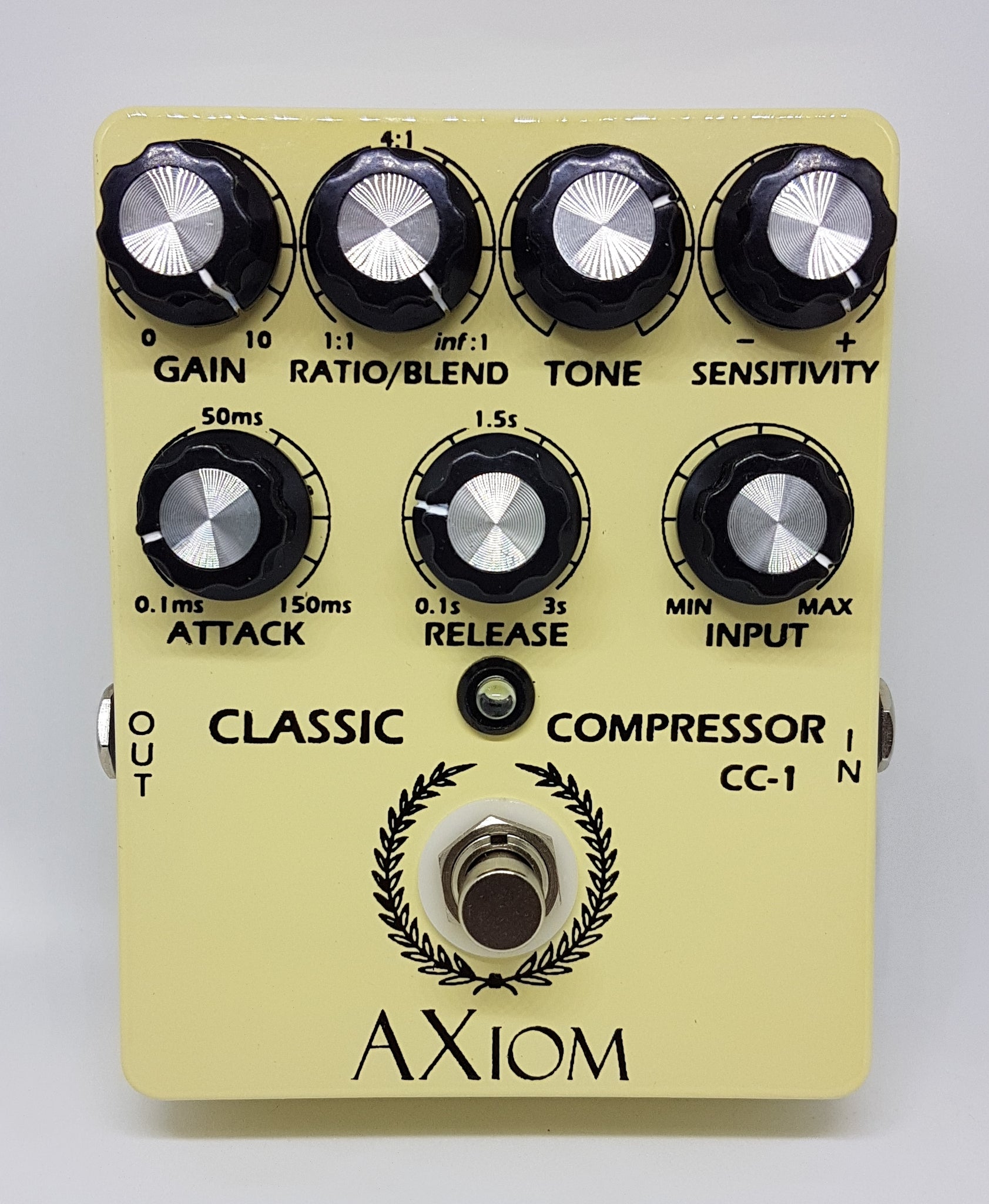 compressor pedal with distortion AXiom Effects Classic Compressor CC-1